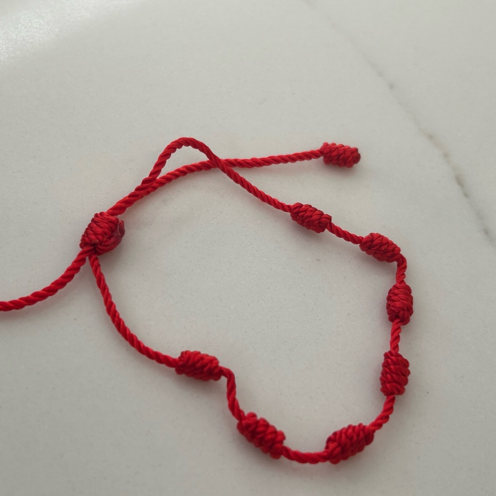 Red Shamballa bracelet